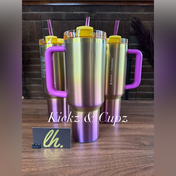 Unreleased Stanley x Starbucks Summer Sunset Gradient 40oz Tumbler Quencher - Picture 3 of 6